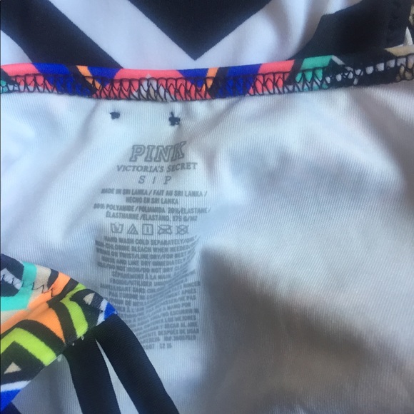 PINK Victoria’s Secret High waisted Bikini set with top sz small C cup - Picture 6 of 8